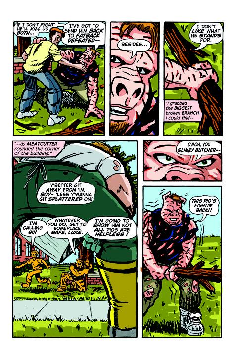 Mercenary Pig Graphic Novel: Book One, 'ORIGIN" page five