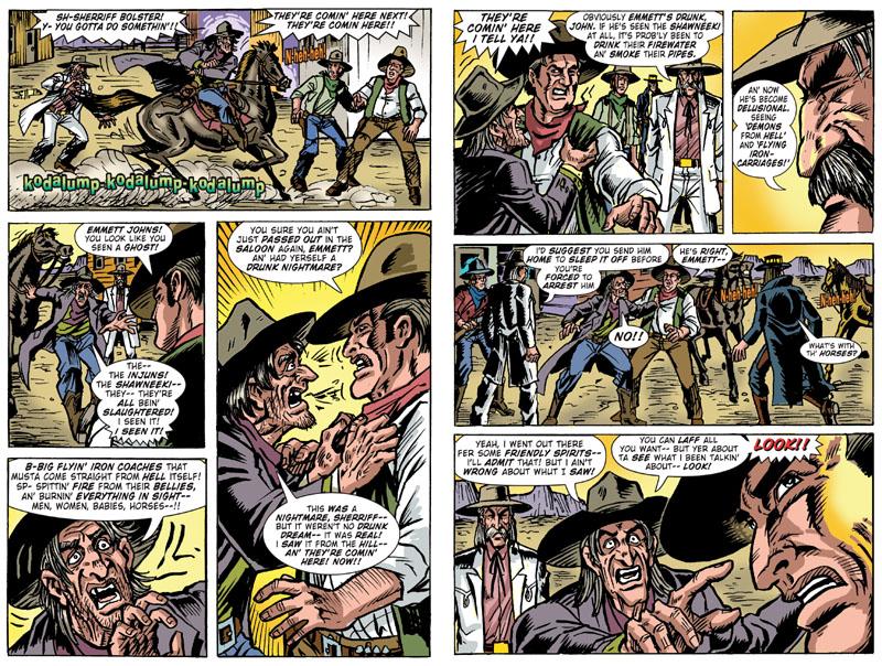 Wayout West Issue 2 pages 8 & 9