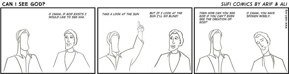Sufi Comics: Can I see God?