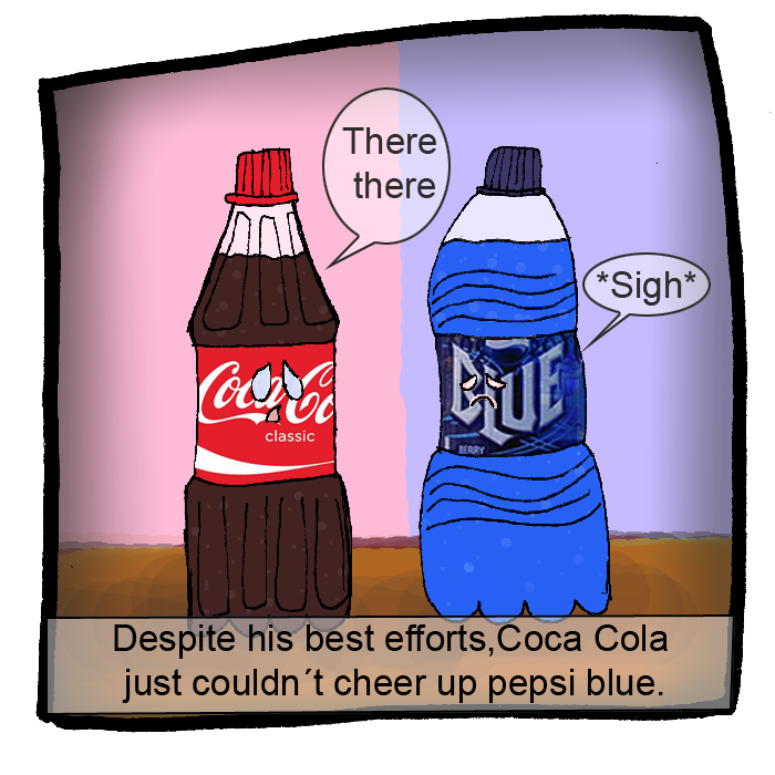 Pepsi is feeling kinda Blue