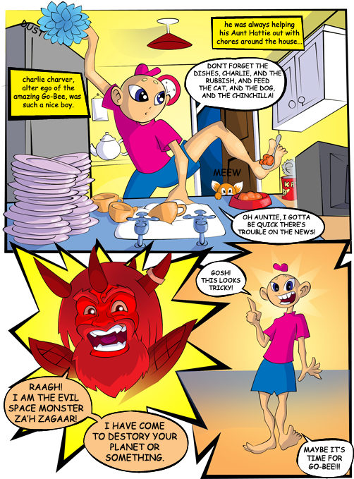 Go-Bee Issue 2 page 1