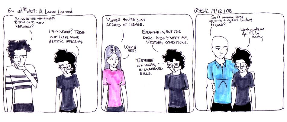 #209: A Lesson Learned