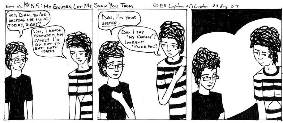 #55: My Excuses, Let Me Show You Them