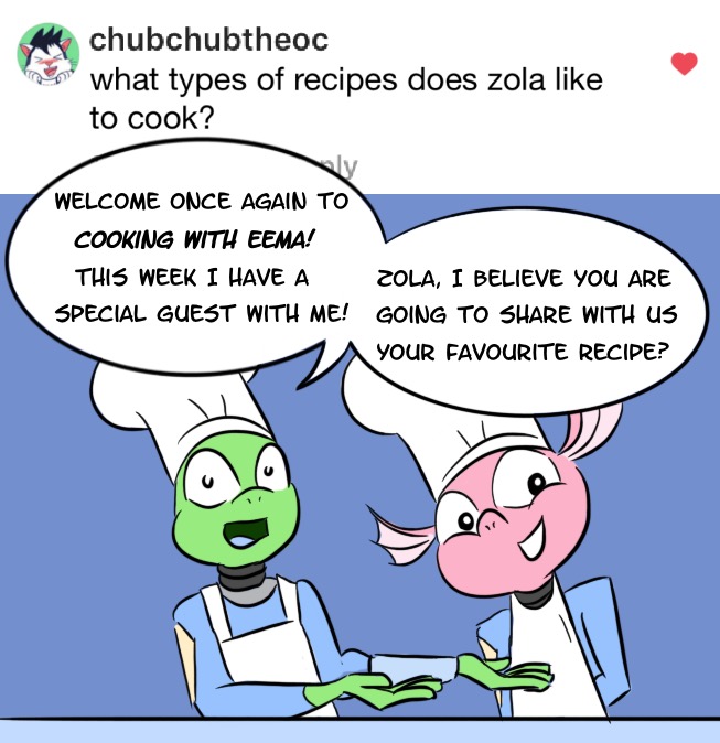 Ask Eema #37: Zola's recipe (Answer - 1)