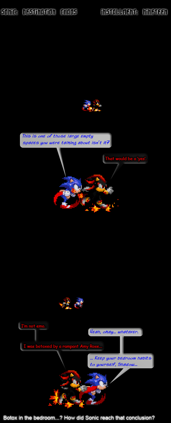 #19 The reason Shadow never smiles...