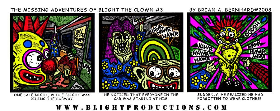 The Missing Adventures of Blight the Clown #3