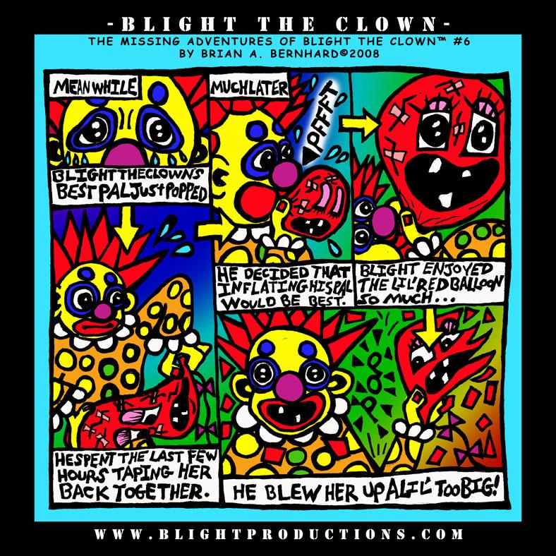 The Missing Adventures of Blight the Clown #6