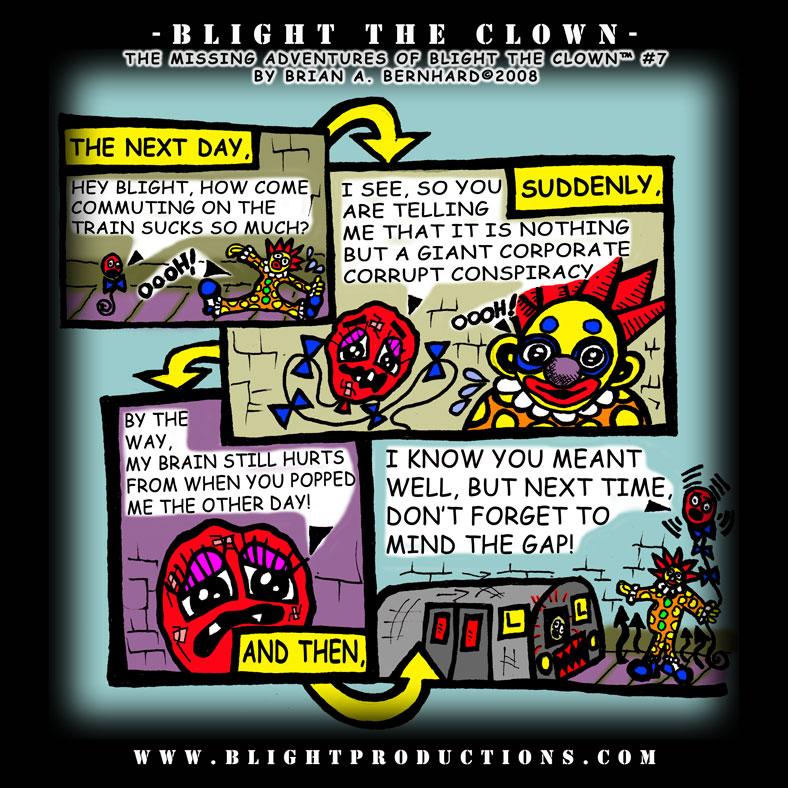 The Missing Adventures of Blight the Clown #7