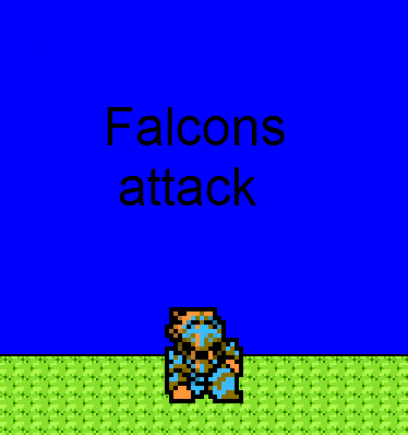 Falcons attack