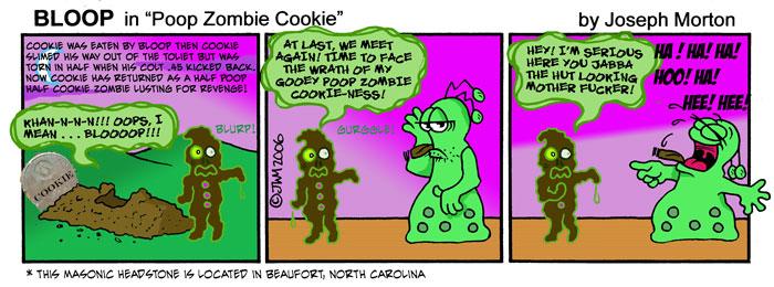 Poop Zombie Cookie