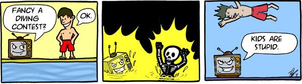 It's all going swimmingly.