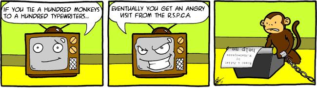 Monkey see, monkey do... and you are definitely monkey doo.