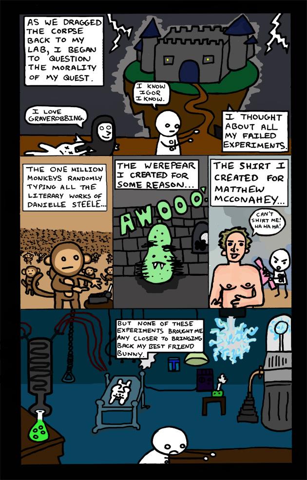 The Totally Electrifying Death and Life of My Best Friend the Frankenbunny - pg 4