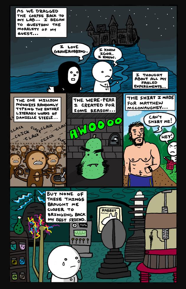 The Totally Electrifying Death and Life of My Best Friend the Frankenbunny 4