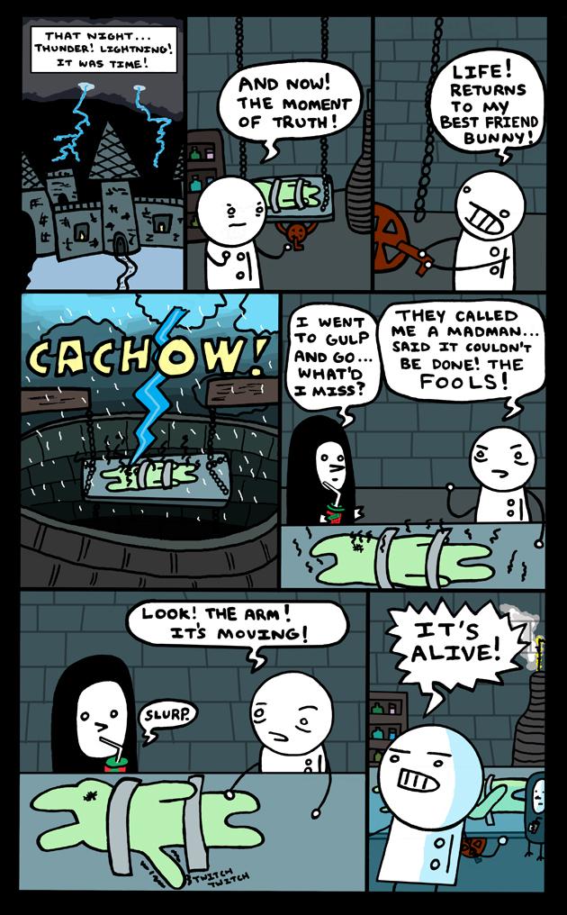The Totally Electrifying Death and Life of My Best Friend the Frankenbunny 6