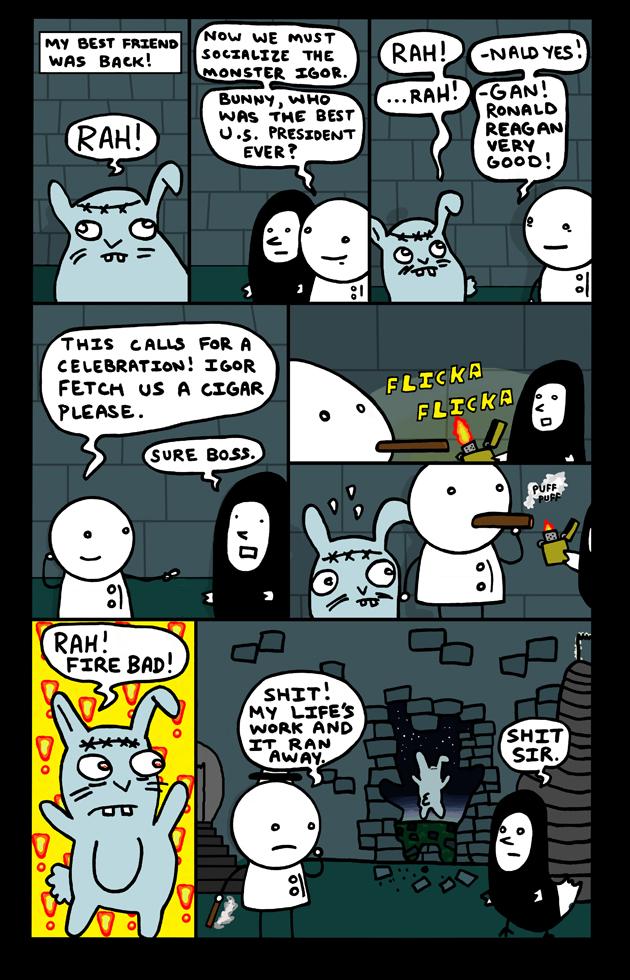 The Totally Electrifying Death and Life of My Best Friend the Frankenbunny 7
