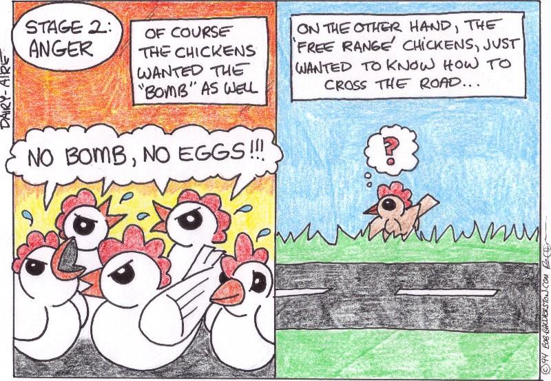 chickens want the bomb