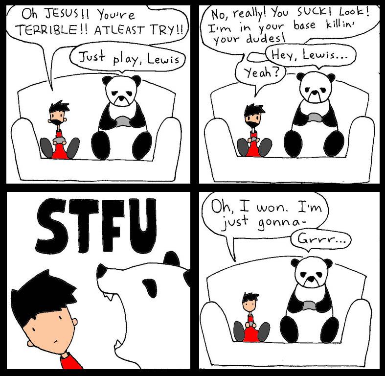 Let the panda win...