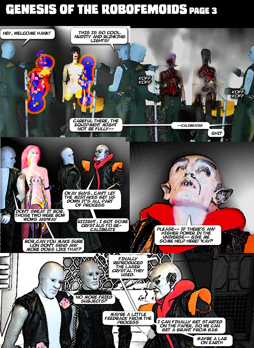 Genesis of the Robofemoids page 3