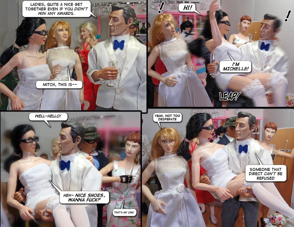 After Awards party: 'Chelle meet Mitch