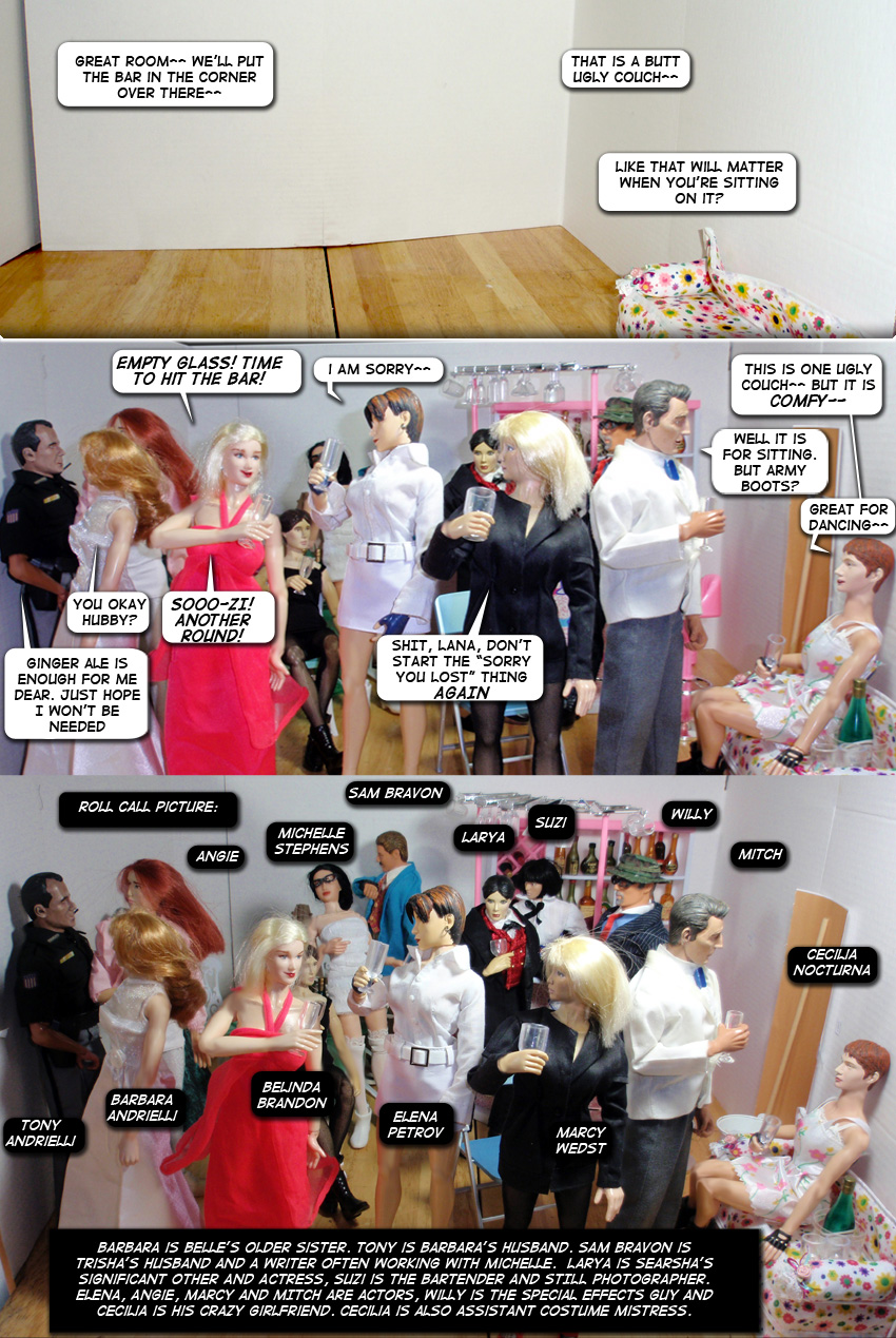 The after awards party: the room