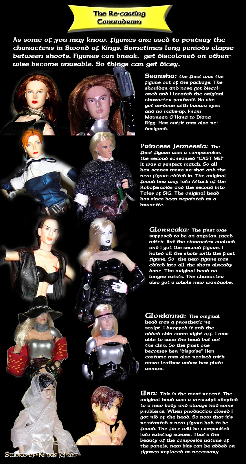Behind the scenes: recasting conundrums