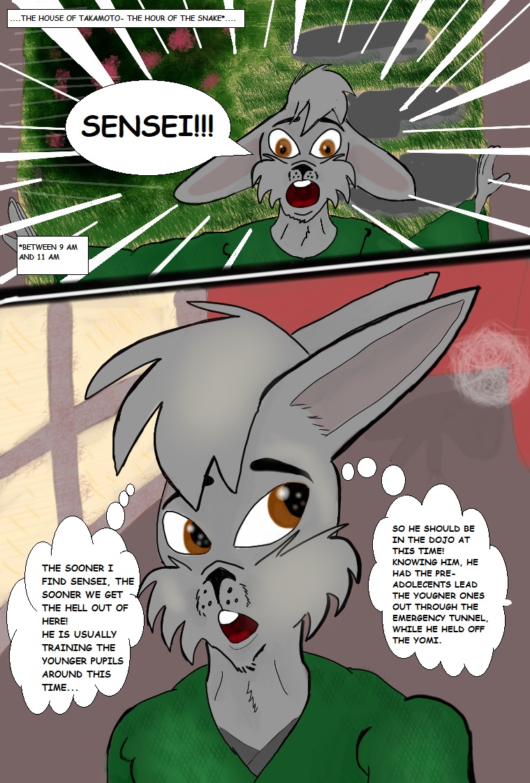 Chapter 2, page 3, the hour of the snake (the pilot, part 2)