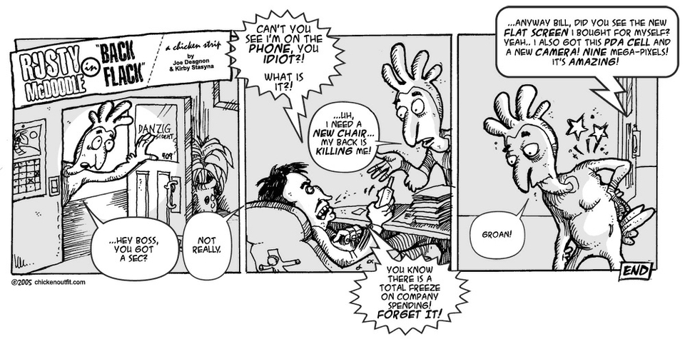 Chicken Outfit : Back Flack