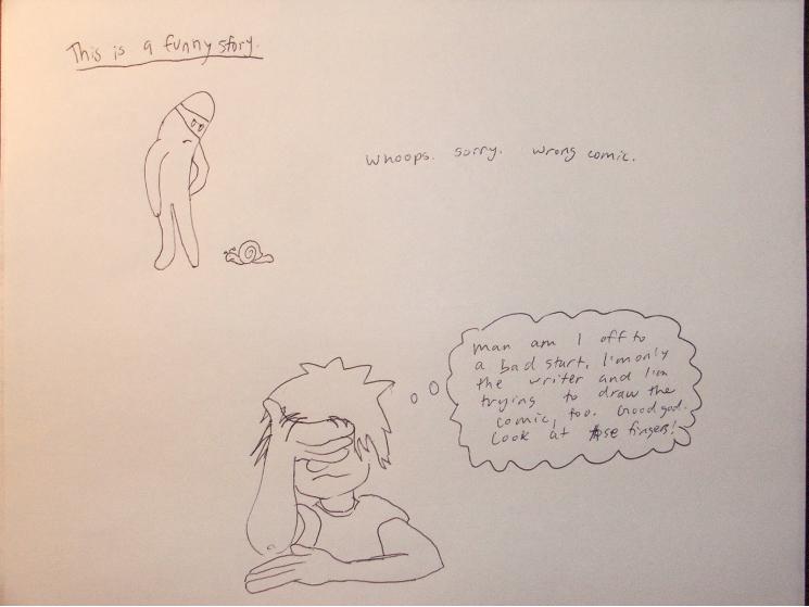 First semi-real page for the strip.