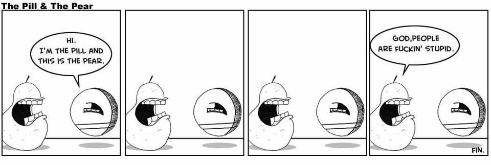 The Pill and The Pear one