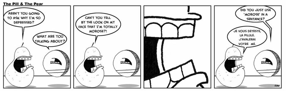 The Pill and The Pear six