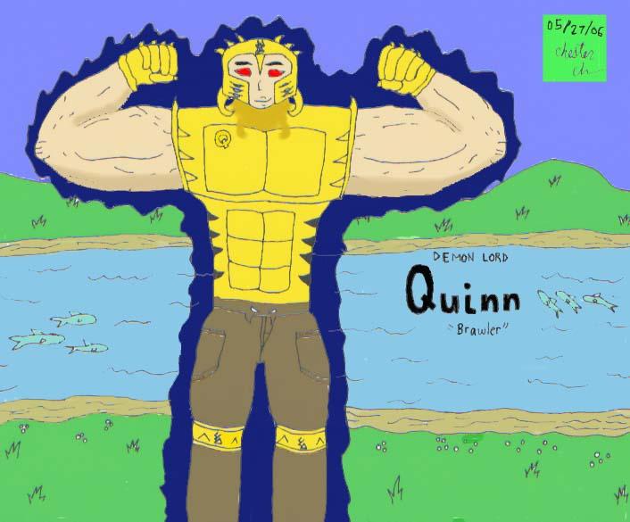 chapter 1 p16 character page: Quinn