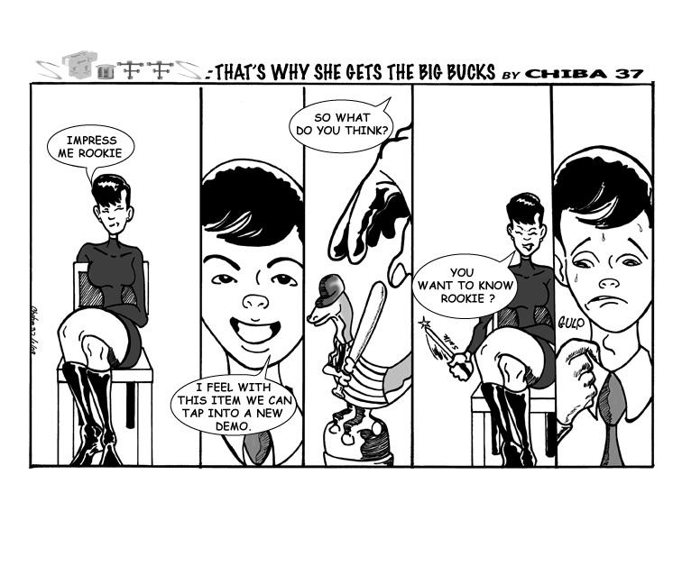 THAT'S WHY SHE GETS THE BIG BUCKS