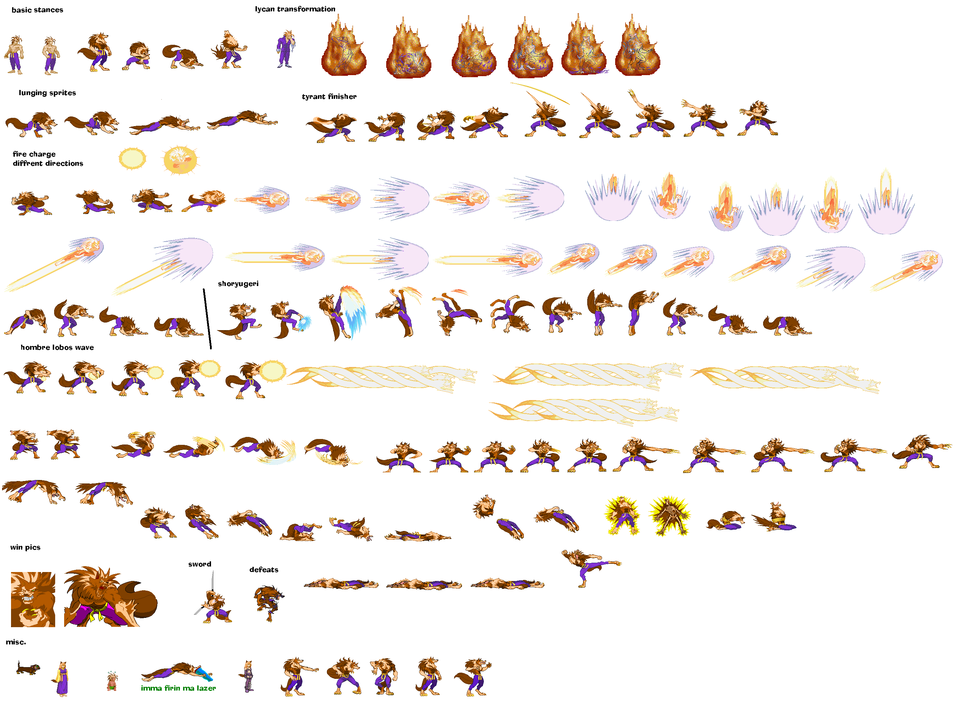 improved sprite sheet v2.1