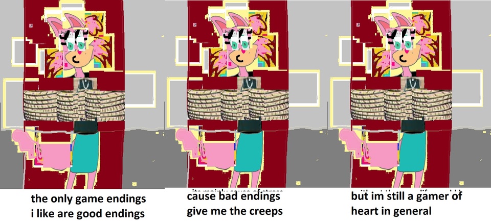 game endings comic