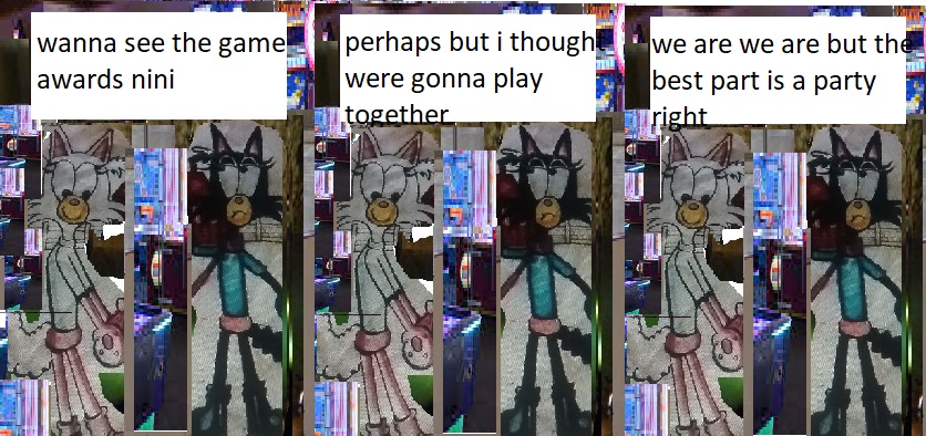 kiki and nini at the arcades