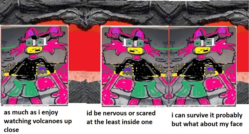 scared of volcanoes comic