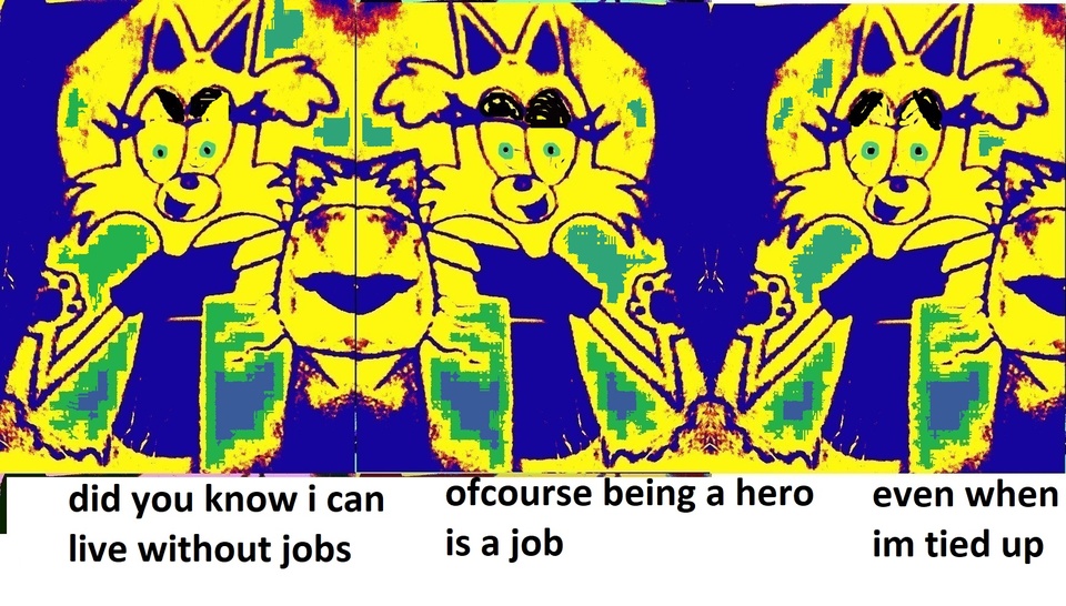 tied up at the job comic