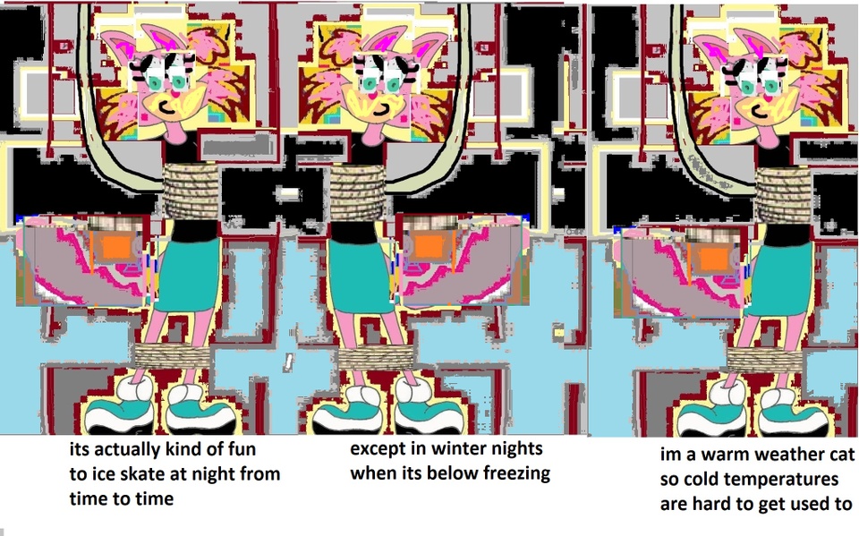 ice skate night comic