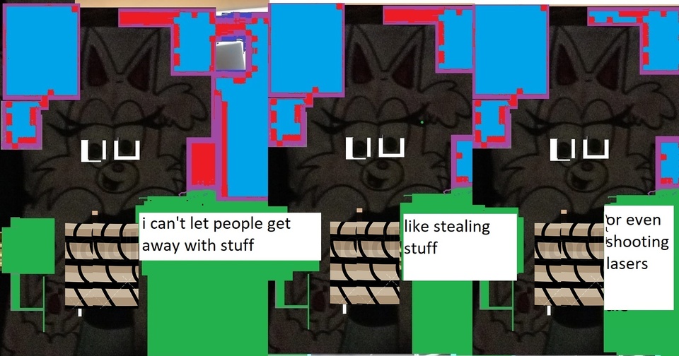 cici tied up about lasers