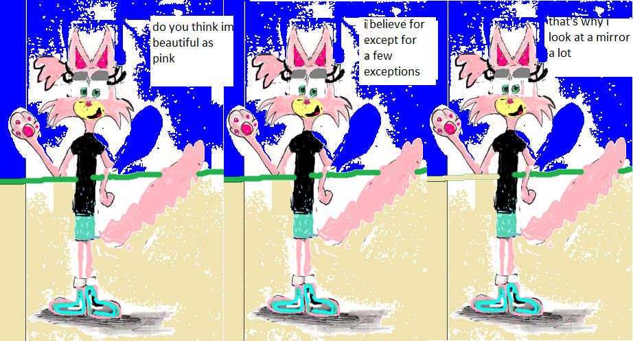 pink comic