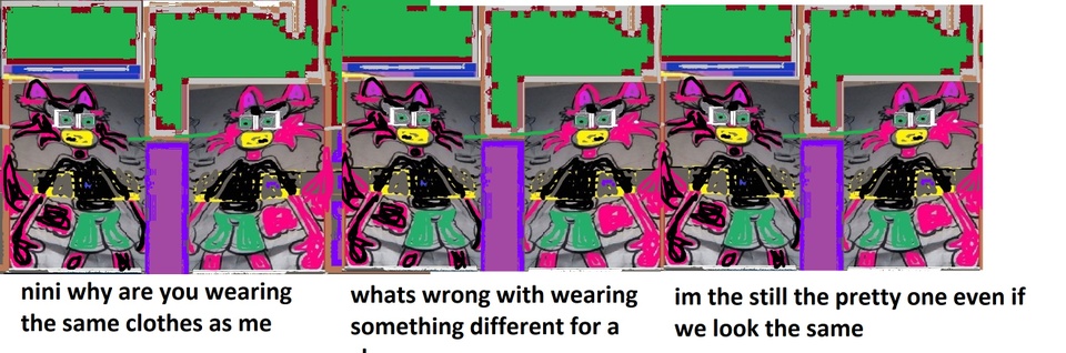 nini clothes swap comic