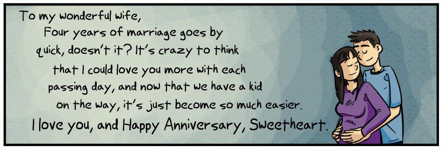 10/13/2010 - Happy 4th Anniversary, Sweetheart