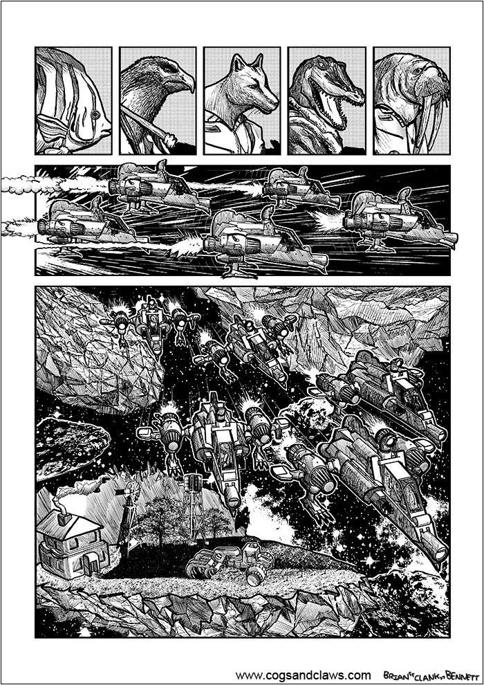 Cogs & Claws - page 11.