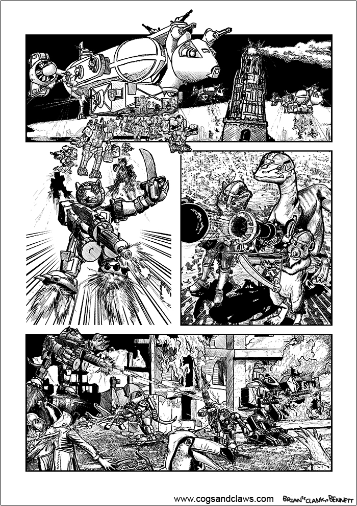 Cogs & Claws - page 17.