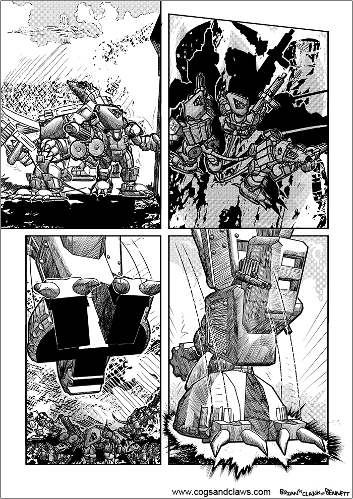 Cogs & Claws - page 23.