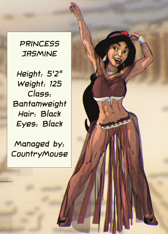 Princess Jasmine Fight Card