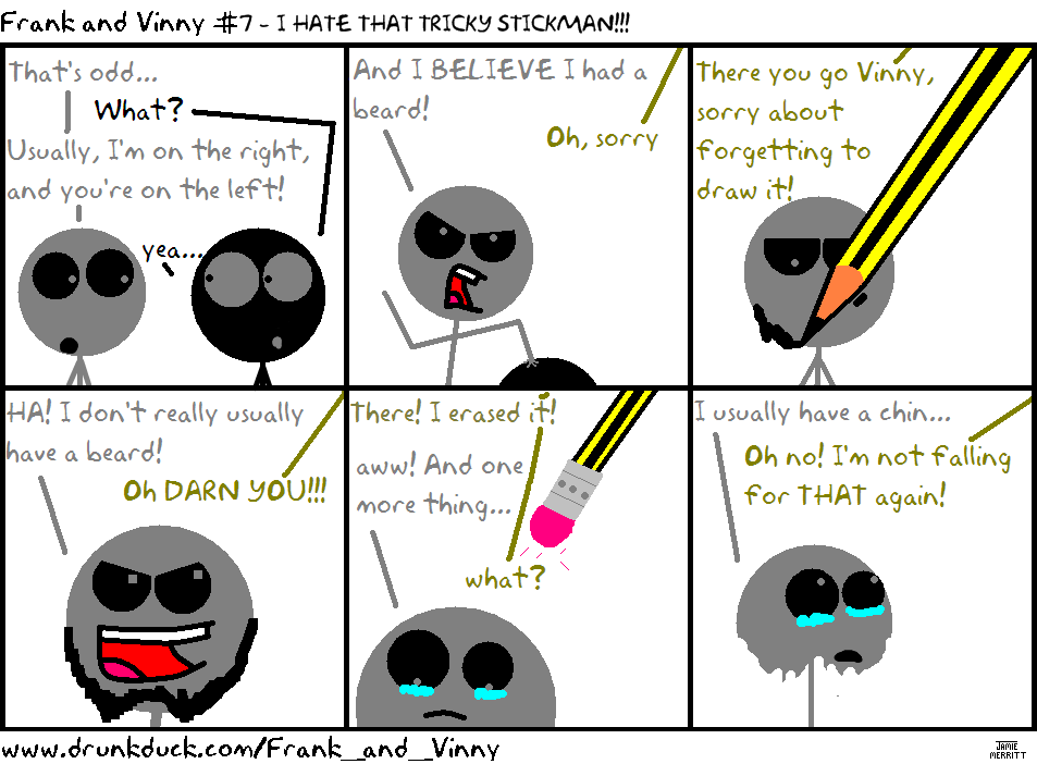 Frank and Vinny #7 - I hate that tricky stickman!