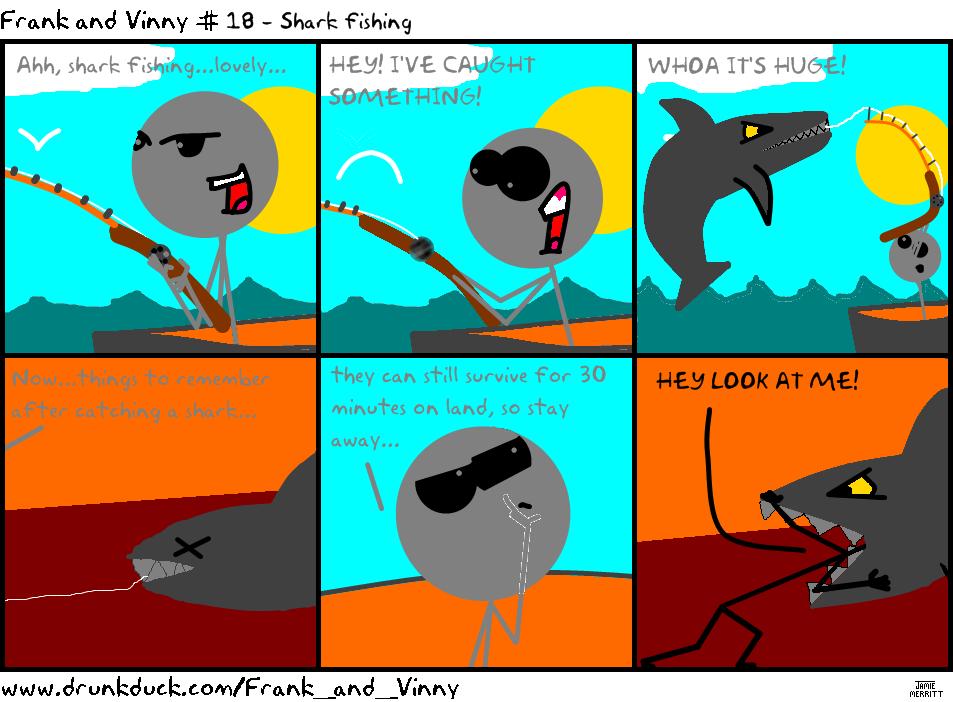 Frank and Vinny #18 - Shark fishing