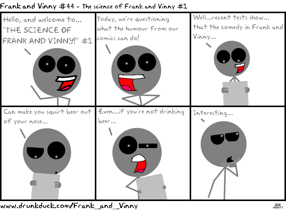 Frank and Vinny #44 - The science of Frank and Vinny #1